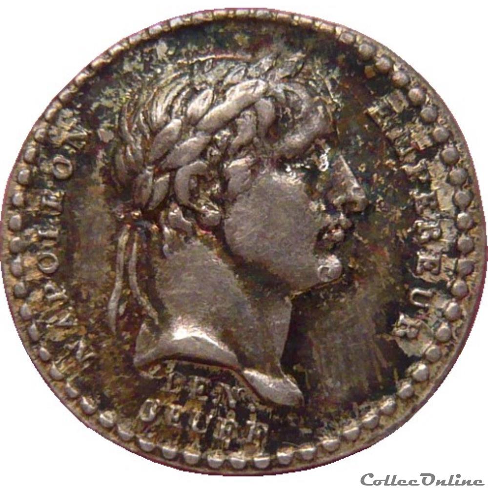 PREMIER EMPIRE Quinaire du sacre de l'empereur 1805 monnaie jeton mereaux france premier empire quinaire du sacre de empereur 1805