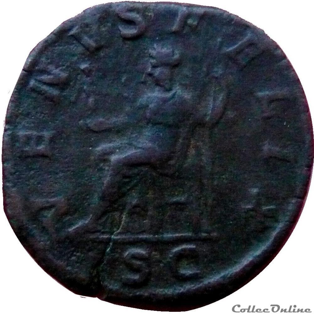 Sesterce Julia Mamée - VENVS FELIX (224) RIC.701 monnaie antique romaine sesterce julia mamee venvs felix 224 ric 701