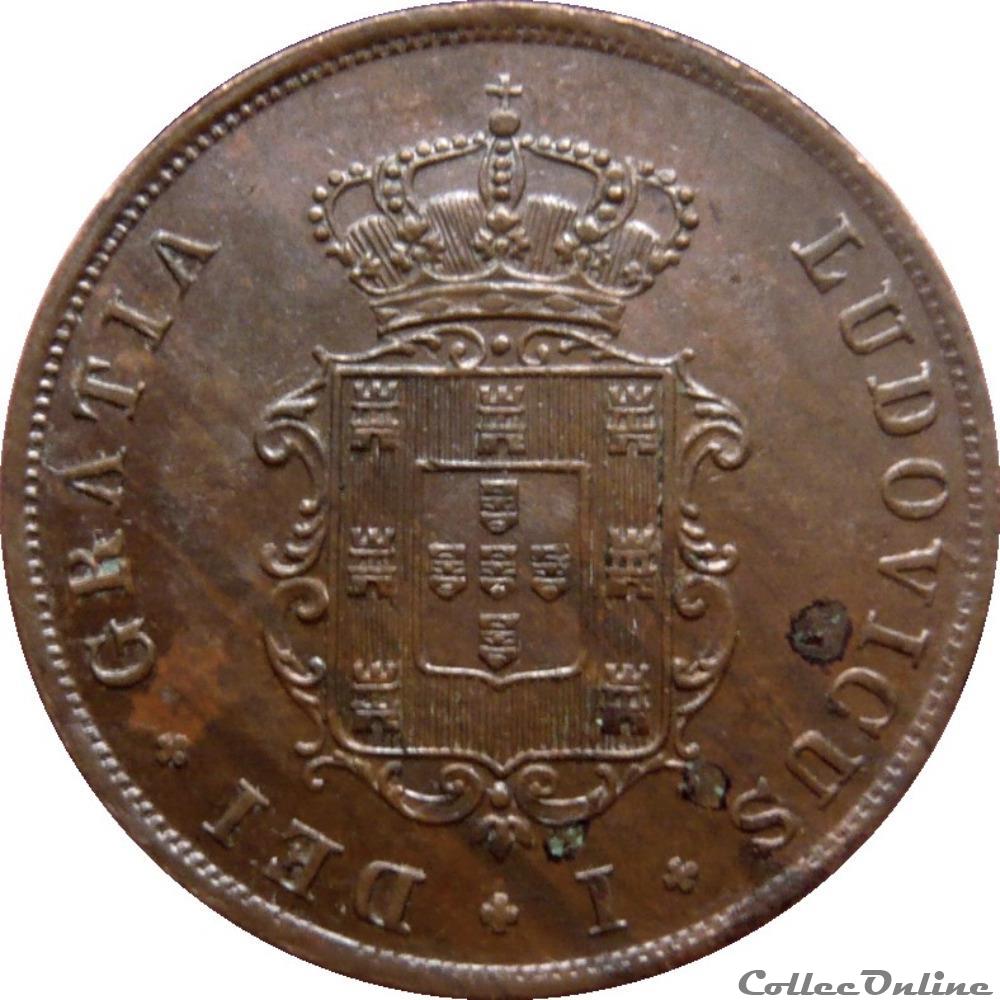 PORTUGAL 3 (III) Réis frappe au nom de Louis Ier (Luis) 1874 Gom.01.03 monnaie monde portugal 3 iii reis frappe au nom de louis ier luis 1874 gom 01 03
