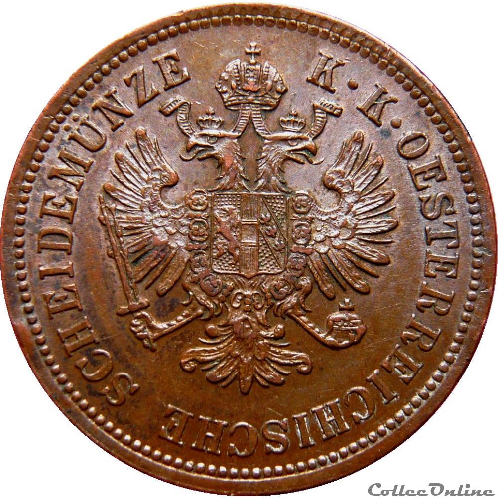 AUTRICHE 4 Kreuzer aigle bicéphale 1861 A (Vienne) KM19/2194 monnaie monde autriche 4 kreuzer aigle bicephale 1861 a vienne km19 2194