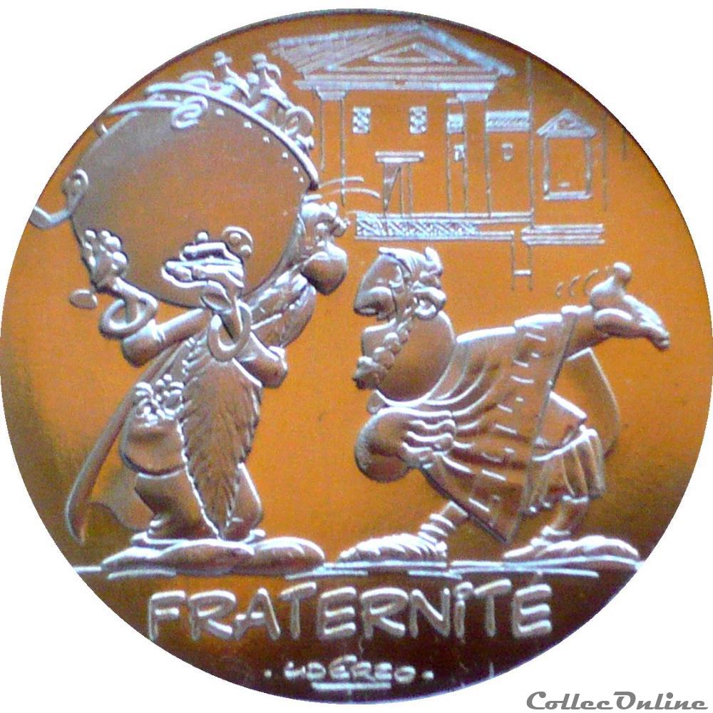 FRANCE 10 Euro Commémorative ASTERIX ET LA FRATERNITÉ Astérix aux Jeux Olympiques 2015 monnaie monde allemagne france 10 euro commemorative asterix et la fraternite asterix aux jeux olympiques 2015
