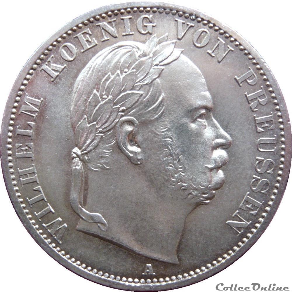 ALLEMAGNE - PRUSSE 1 Thaler Guillaume Ier 1866 A (Berlin) AKS.117 3 monnaie monde allemagne prusse 1 thaler guillaume ier 1866 a berlin aks 117