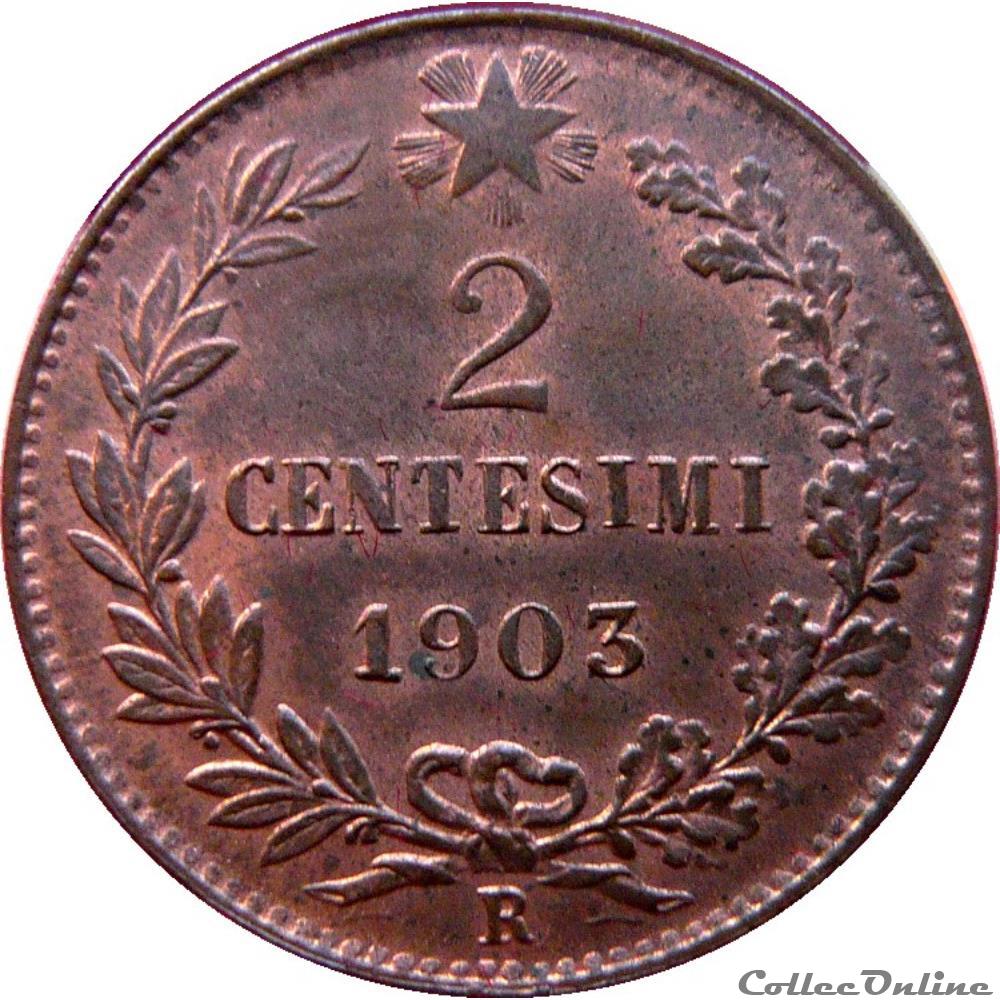 ITALIE 2 Centesimi Victor Emmanuel III 1903 R (Rome) Mont.398 monnaie monde italie 2 centesimi victor emmanuel iii 1903 r rome mont 398