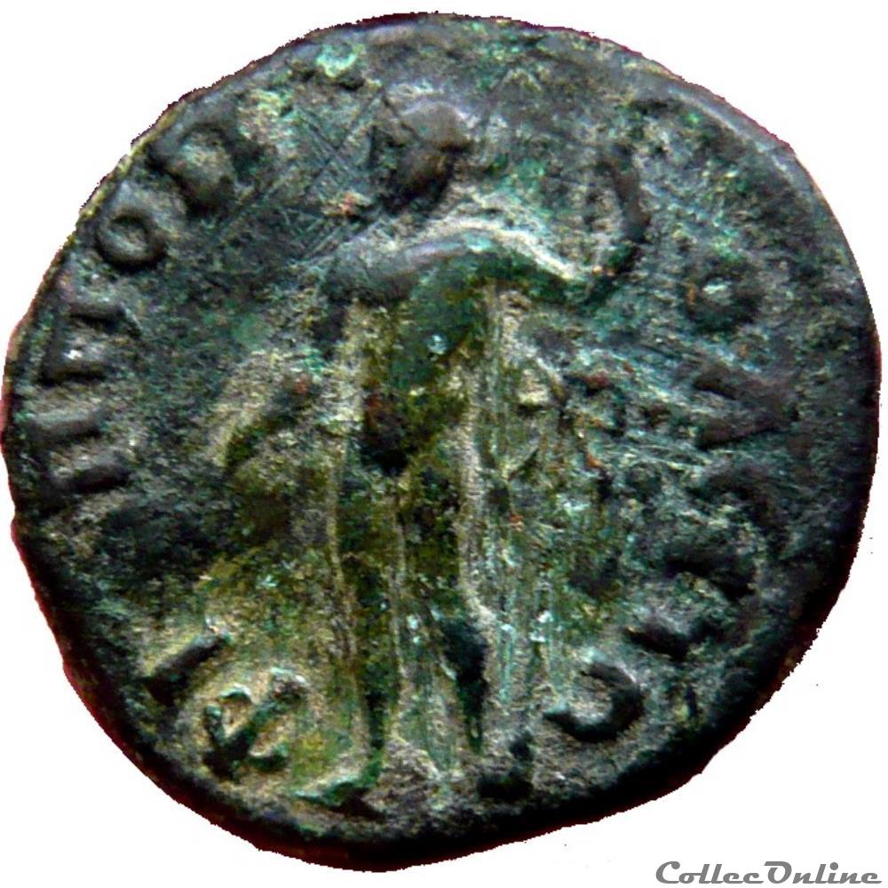 Assarion Antonin le Pieux - Dionysos (138-145) Cop#770var. monnaie antique romaine provinciale assarion antonin le pieux dionysos 138 145 cop 770var