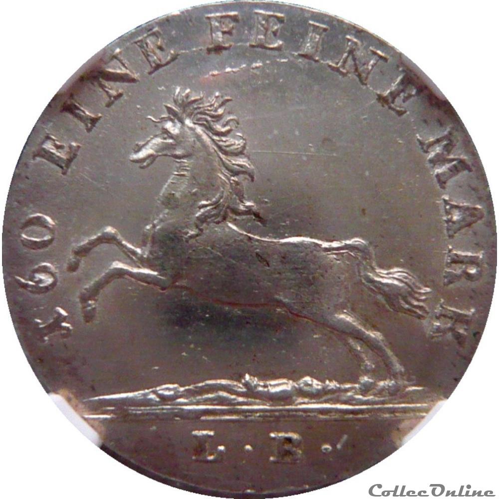 ALLEMAGNE 3 Mariengroschen Georg III 1819 LB (Hanovre) AKS.14 2 monnaie monde allemagne 3 mariengroschen georg iii 1819 lb hanovre aks 14