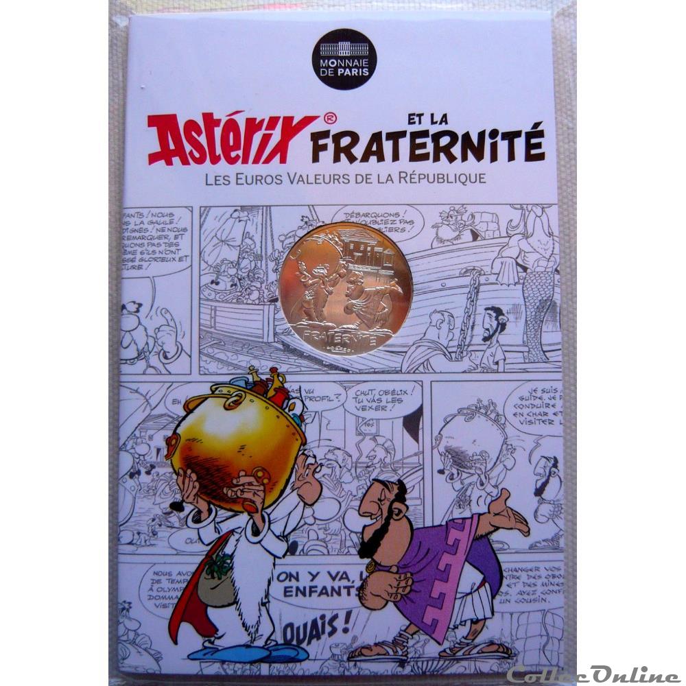 FRANCE 10 Euro Commémorative ASTERIX ET LA FRATERNITÉ Astérix aux Jeux Olympiques 2015 2 monnaie monde allemagne france 10 euro commemorative asterix et la fraternite asterix aux jeux olympiques 2015