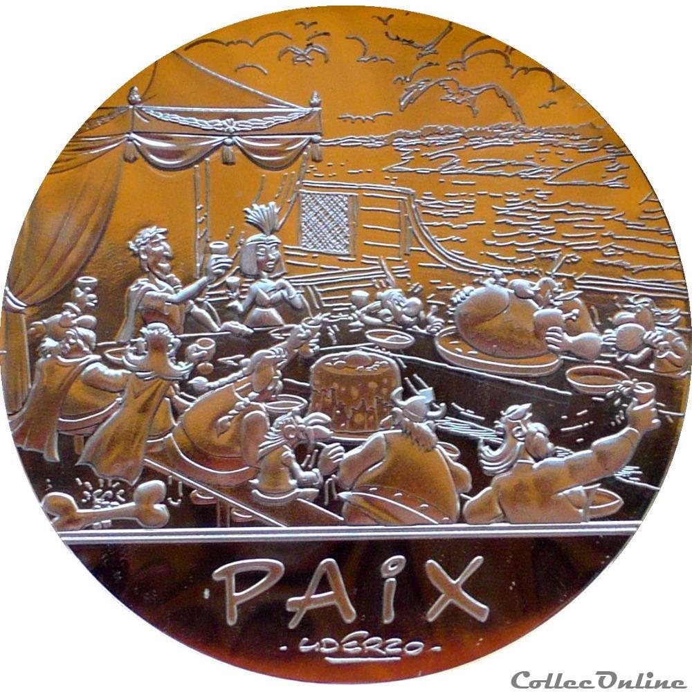 FRANCE 50 Euro Commémorative ASTERIX ET LA PAIX Le Fils d'Astérix 2015 monnaie france 50 euro commemorative asterix et la paix le fils asterix 2015