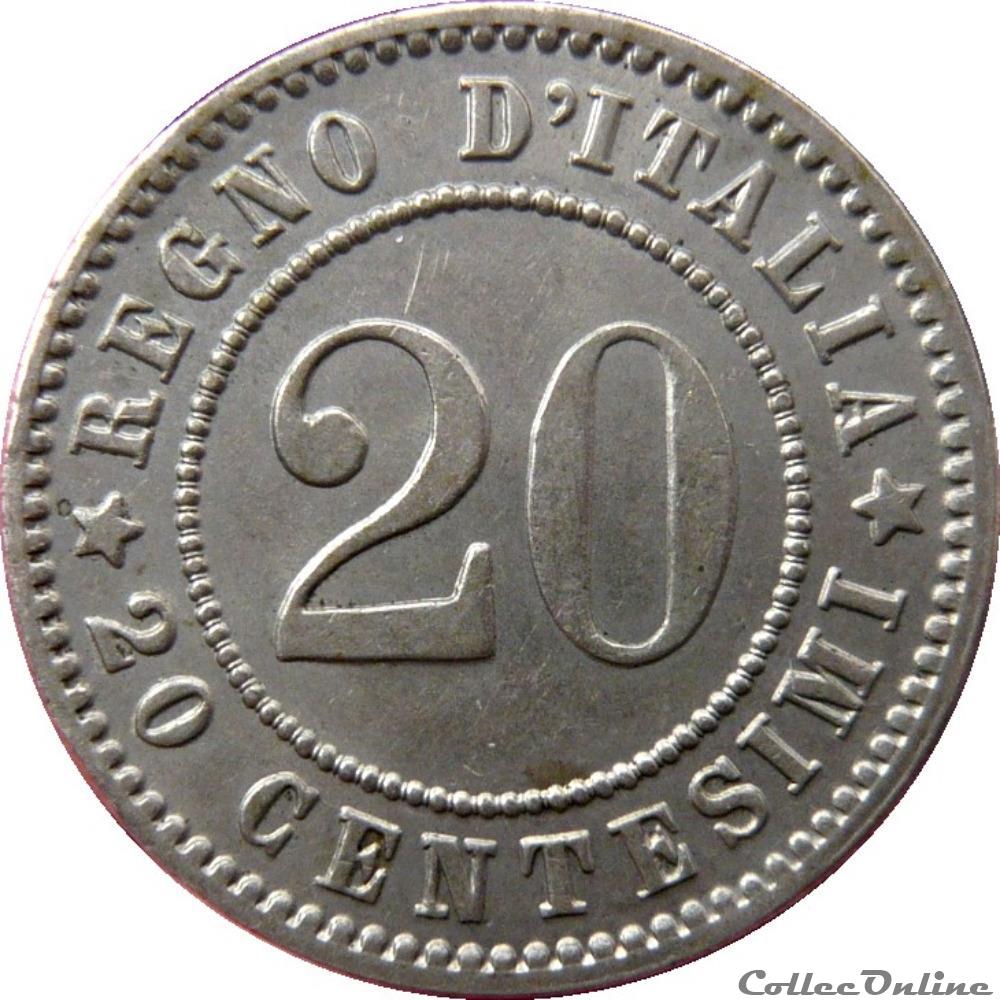 monnaie monde italie 20 centesimi 1894 k b berlin mont 58