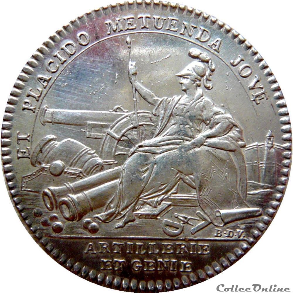 jeton mereaux france artillerie et genie frappe monnaie f 1136