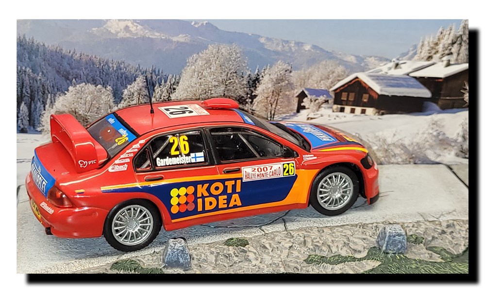 2007 - N°026 - Mitsubishi Lancer WRC modeles reduits voitures 2007 n 026 mitsubishi lancer wrc