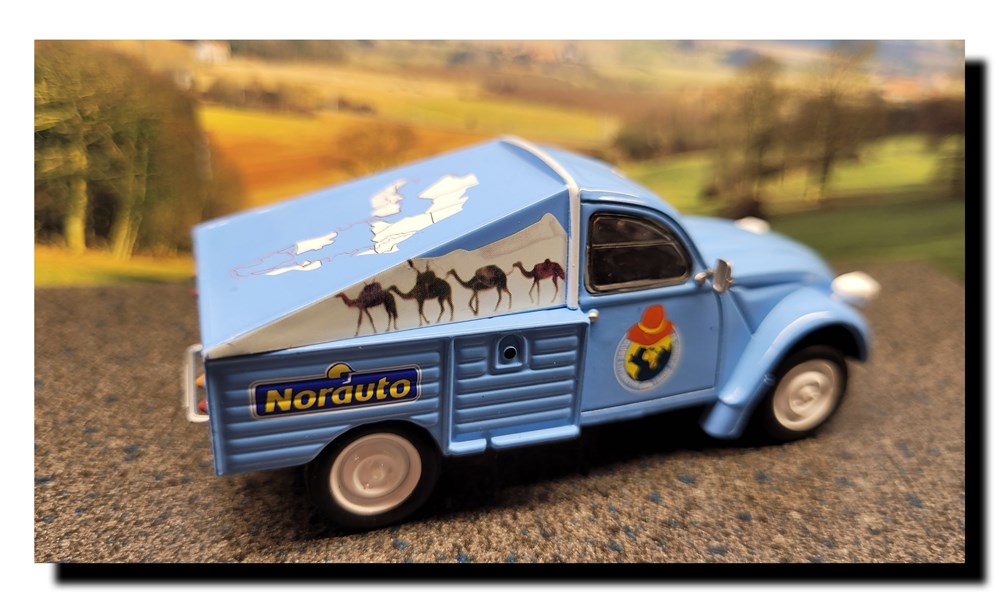 modeles reduits voitures citroen 1994 2cv pick up trans afrique