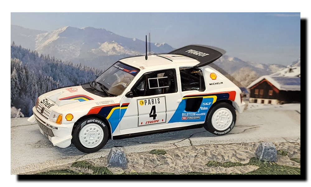 1986 - N°004 - Peugeot 205 Turbo 16 E2 modeles reduits voitures 1986 n 004 peugeot 205 turbo 16 e2