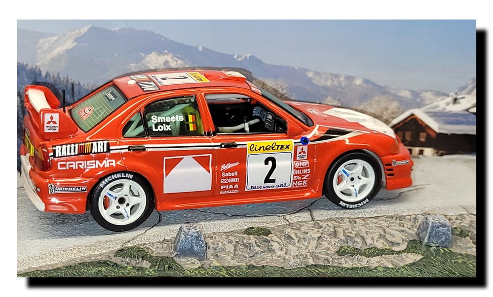 1999 - N°002 - Mitsubishi Carisma GT Evo VI modeles reduits voitures 1999 n 002 mitsubishi carisma gt evo vi