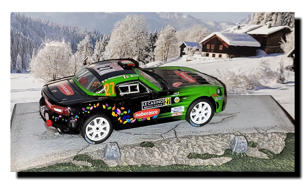 2017 - N°027 - Fiat 124 Abarth Rally RGT modeles reduits voitures 2017 n 027 fiat 124 abarth rally rgt