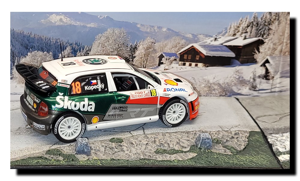 2007 - N°018 - Skoda Fabia WRC modeles reduits voitures 2007 n 018 skoda fabia wrc
