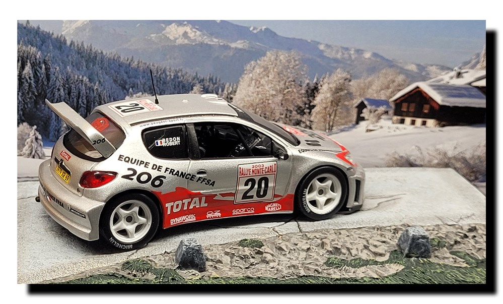 2003 - N°020 - Peugeot 206 WRC modeles reduits voitures 2003 n 020 peugeot 206 wrc