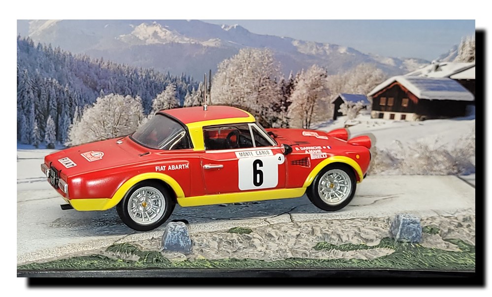 modeles reduits voitures 1975 n 006 fiat 124 abarth