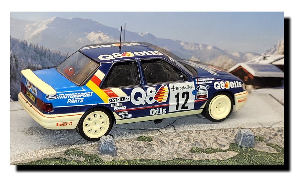 1991 - N°012 - Ford Sierra RS Cosworth 4x4 N°12 modeles reduits voitures 1991 n 012 ford sierra rs cosworth 4x4 n 12