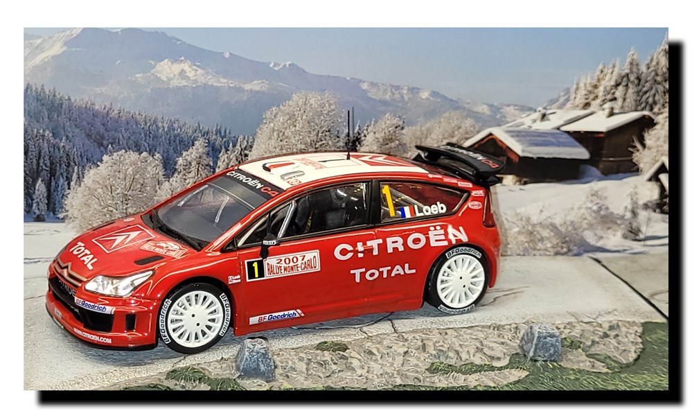 2007 - N°001 - Citroën C4 WRC modeles reduits voitures 2007 n 001 citroen c4 wrc