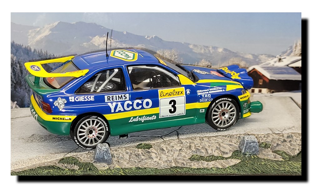 1996 - N°003 - Ford Escort RS Cosworth modeles reduits voitures 1996 n 003 ford escort rs cosworth