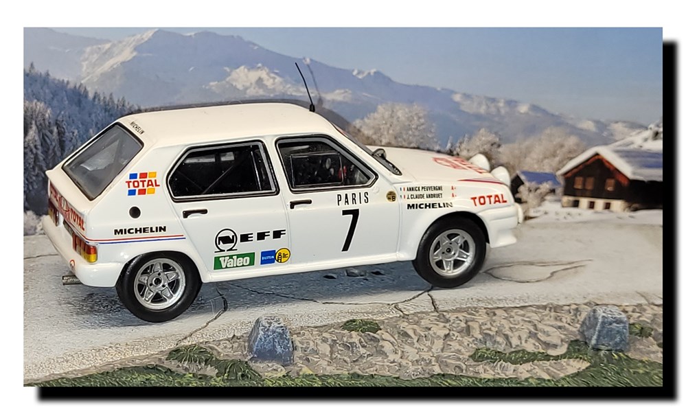1985 - N°100 - Citroën Visa 1000 Pistes modeles reduits voitures 1985 n 100 citroen visa 1000 pistes