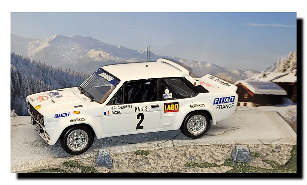1977 - N°002 - FIAT 131 Abarth modeles reduits voitures 1977 n 002 fiat 131 abarth