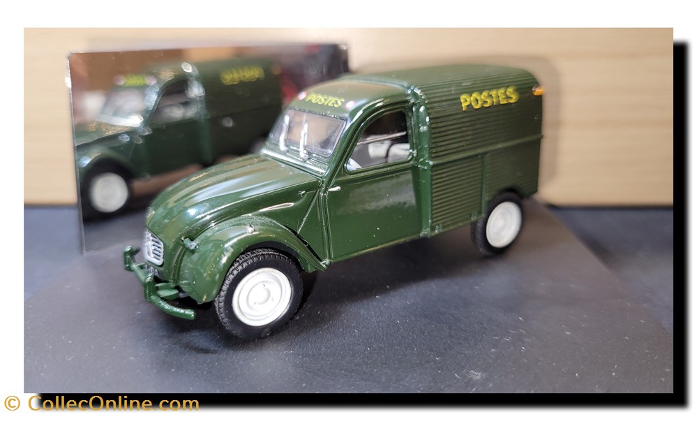modeles reduits voitures citroen 1962 2cv azu fourgonnette la poste