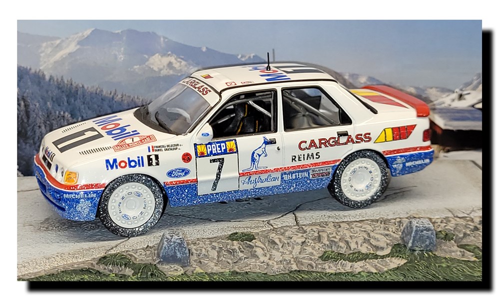 1992 - N°007 - Ford Sierra RS Cosworth 4x4 modeles reduits voitures 1992 n 007 ford sierra rs cosworth 4x4