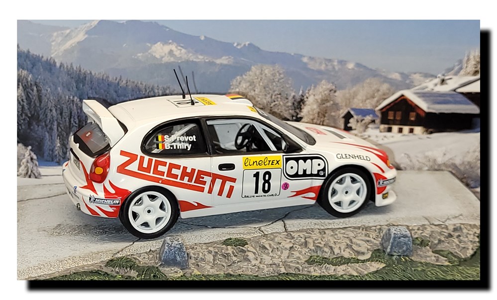 Amazon | 世界限定OTTO 1/18 Toyota ミニカー COROLLA WRC WHITE