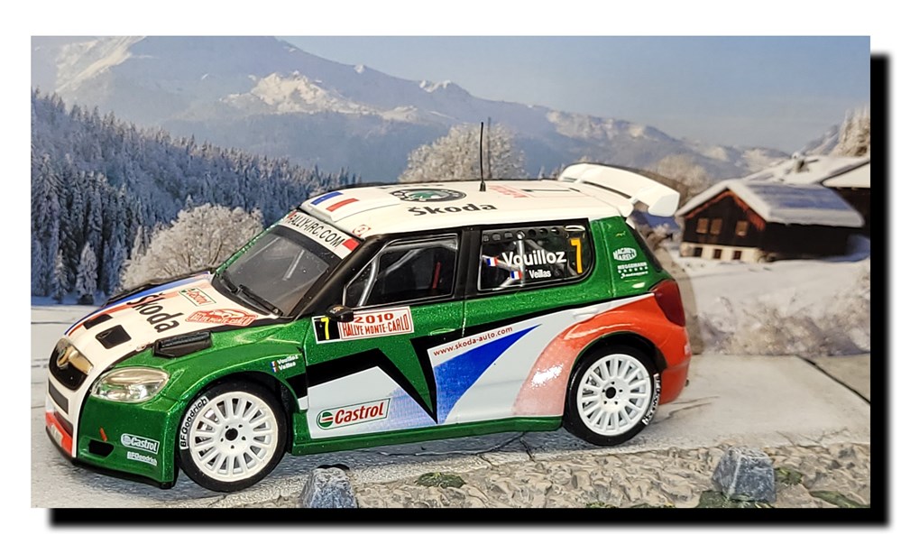 modeles reduits voitures 2010 n 007 skoda fabia s2000