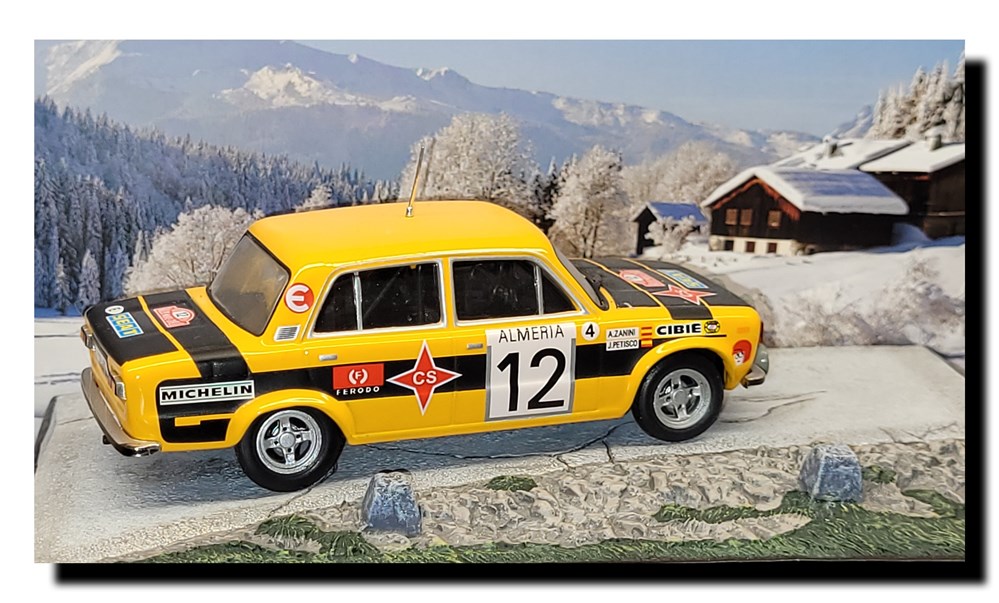 modeles reduits voitures 1977 n 012 seat 124d special 1800