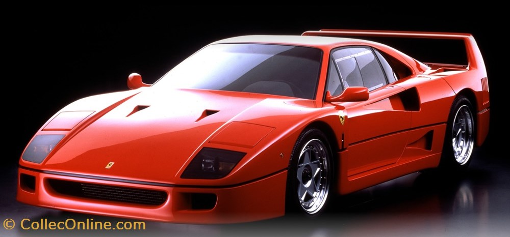 F40 année ( 1987 ) modeles reduits voitures ferrari f40 annee 1987
