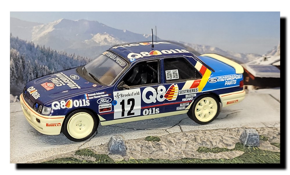1991 - N°012 - Ford Sierra RS Cosworth 4x4 N°12 modeles reduits voitures 1991 n 012 ford sierra rs cosworth 4x4 n 12