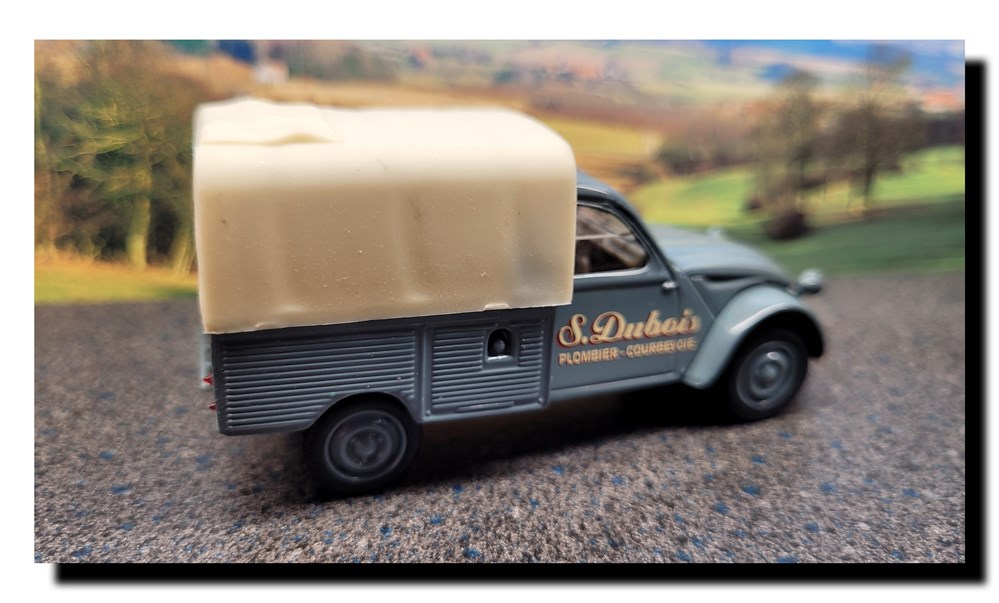 modeles reduits voitures citroen 1963 2 cv ak 350 pick up bache