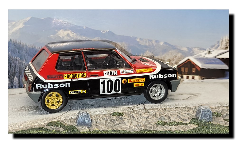 1983 - N°100 - Talbot Samba Rallye modeles reduits voitures 1983 n 100 talbot samba rallye