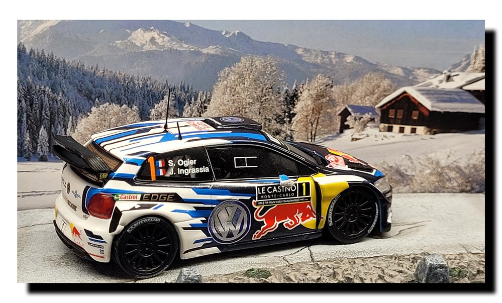 2016 - N°001 - Volswagen Polo R WRC modeles reduits voitures volkswagen 2016 n 001 volswagen polo r wrc