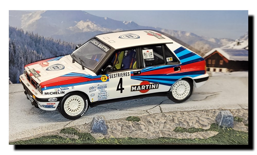 1989 - N°004 - Lancia Delta HF Integrale modeles reduits voitures 1989 n 004 lancia delta hf integrale