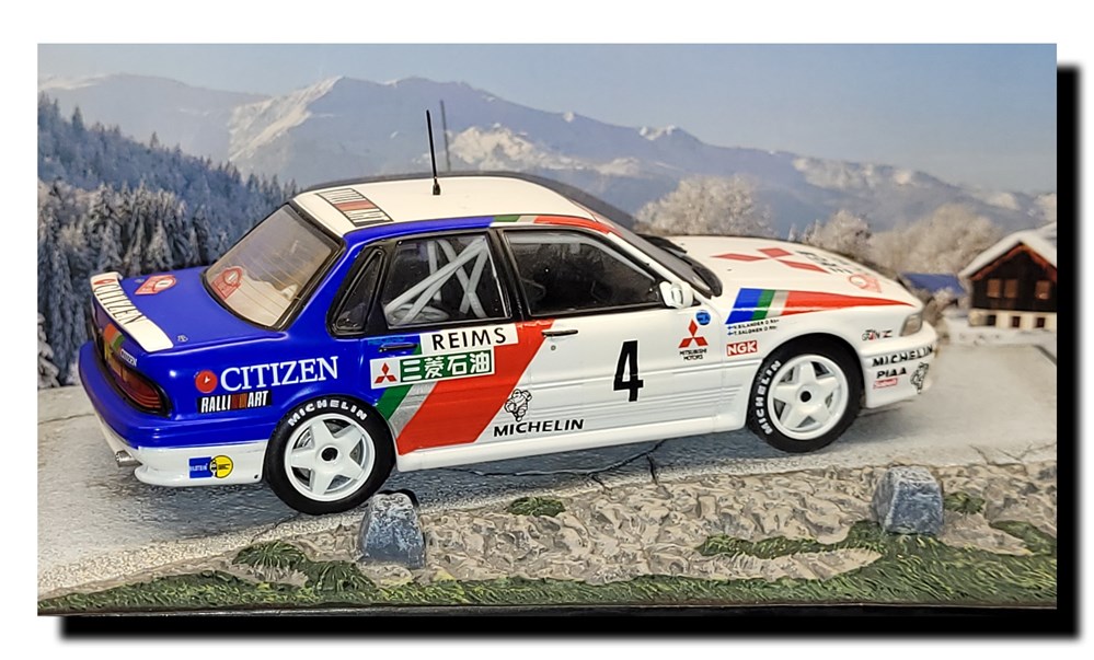 1991 - N°004 - Mitsubishi Galant VR-4 modeles reduits voitures 1991 n 004 mitsubishi galant vr 4