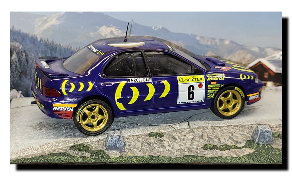 1995 - N°006 - Subaru Impreza 555 modeles reduits voitures 1995 n 006 subaru impreza 555