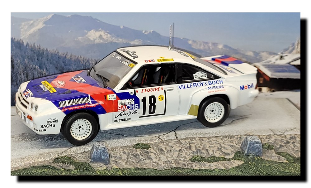 1986 - N°018 - Opel Manta 400 modeles reduits voitures 1986 n 018 opel manta 400