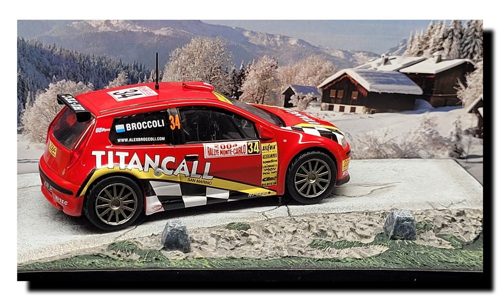 2004 - N°034 - FIAT Punto S1600 modeles reduits voitures 2004 n 034 fiat punto s1600