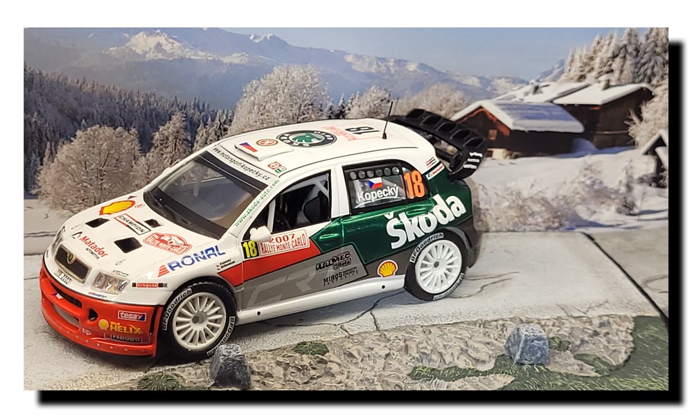 2007 - N°018 - Skoda Fabia WRC modeles reduits voitures 2007 n 018 skoda fabia wrc