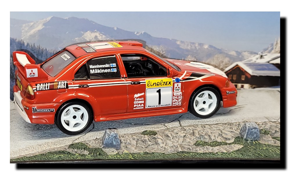 1999 - N°001 - Mitsubishi Lancer Evo VI modeles reduits voitures 1999 n 001 mitsubishi lancer evo vi