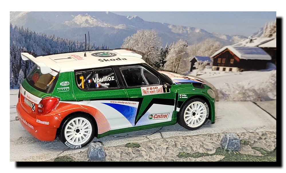 modeles reduits voitures 2010 n 007 skoda fabia s2000