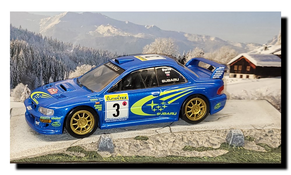 【お買得】 Models - WRC Impreza Subaru - N°003 - 2000 - Blue Color - Cars トロフュー