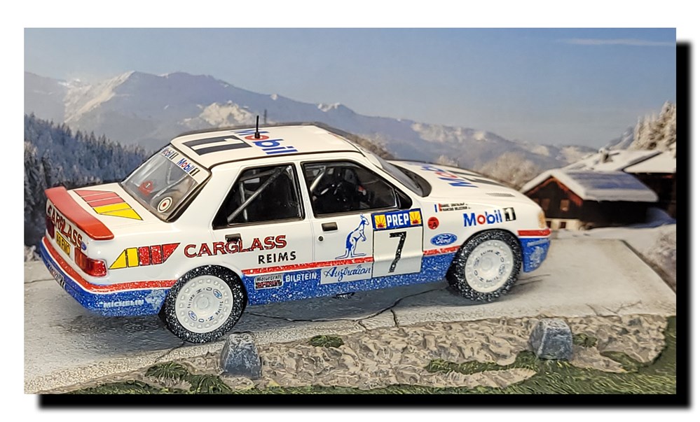 1992 - N°007 - Ford Sierra RS Cosworth 4x4 modeles reduits voitures 1992 n 007 ford sierra rs cosworth 4x4