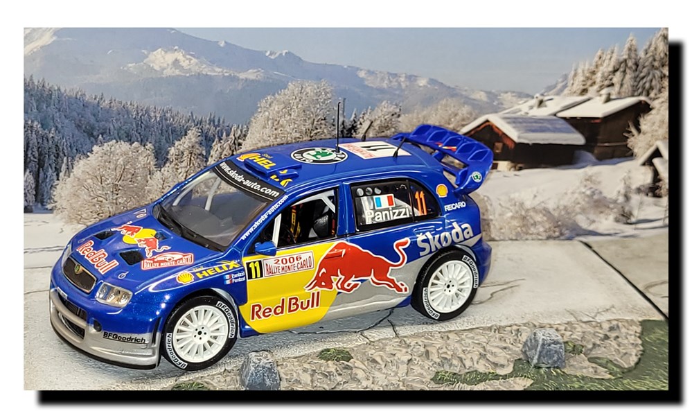 modeles reduits voitures 2006 n 011 skoda fabia wrc