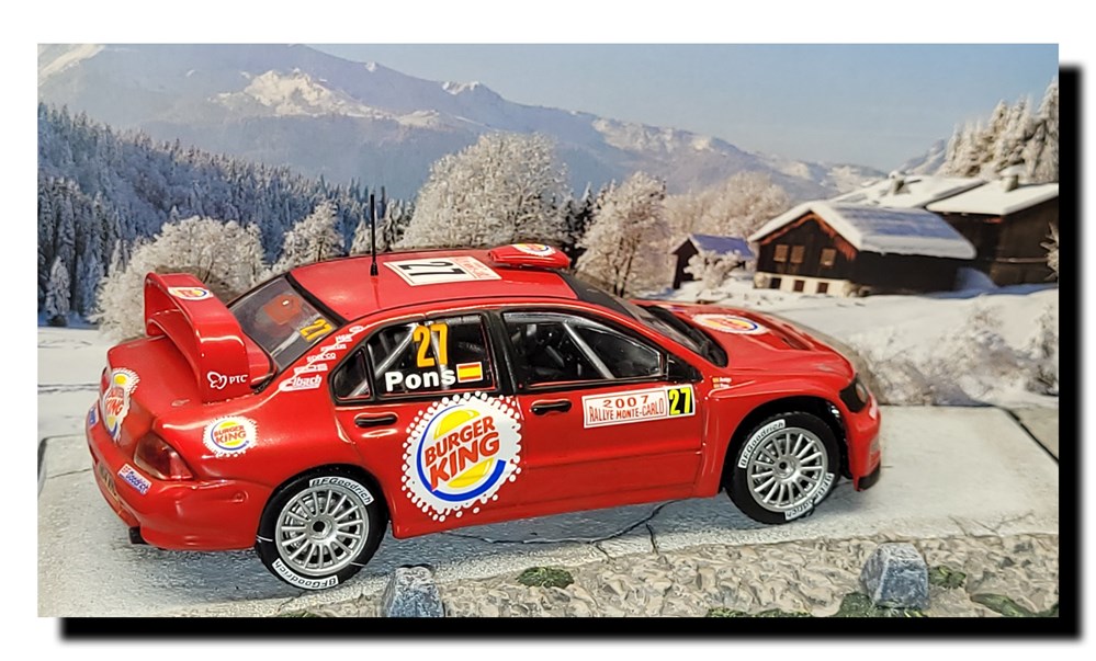 2007 - N°027 - Mitsubishi Lancer WR05 modeles reduits voitures 2007 n 027 mitsubishi lancer wr05