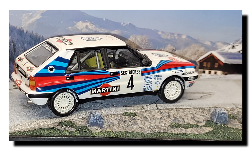 1989 - N°004 - Lancia Delta HF Integrale modeles reduits voitures 1989 n 004 lancia delta hf integrale