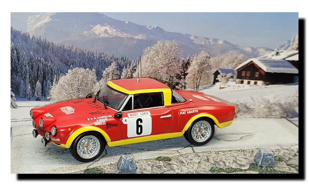 modeles reduits voitures 1975 n 006 fiat 124 abarth